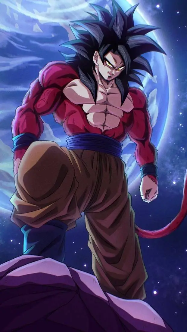ai character: SSJ4 GOKU background