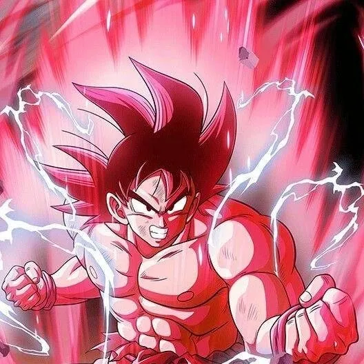 chat with ai character: Kaioken Goku 3X
