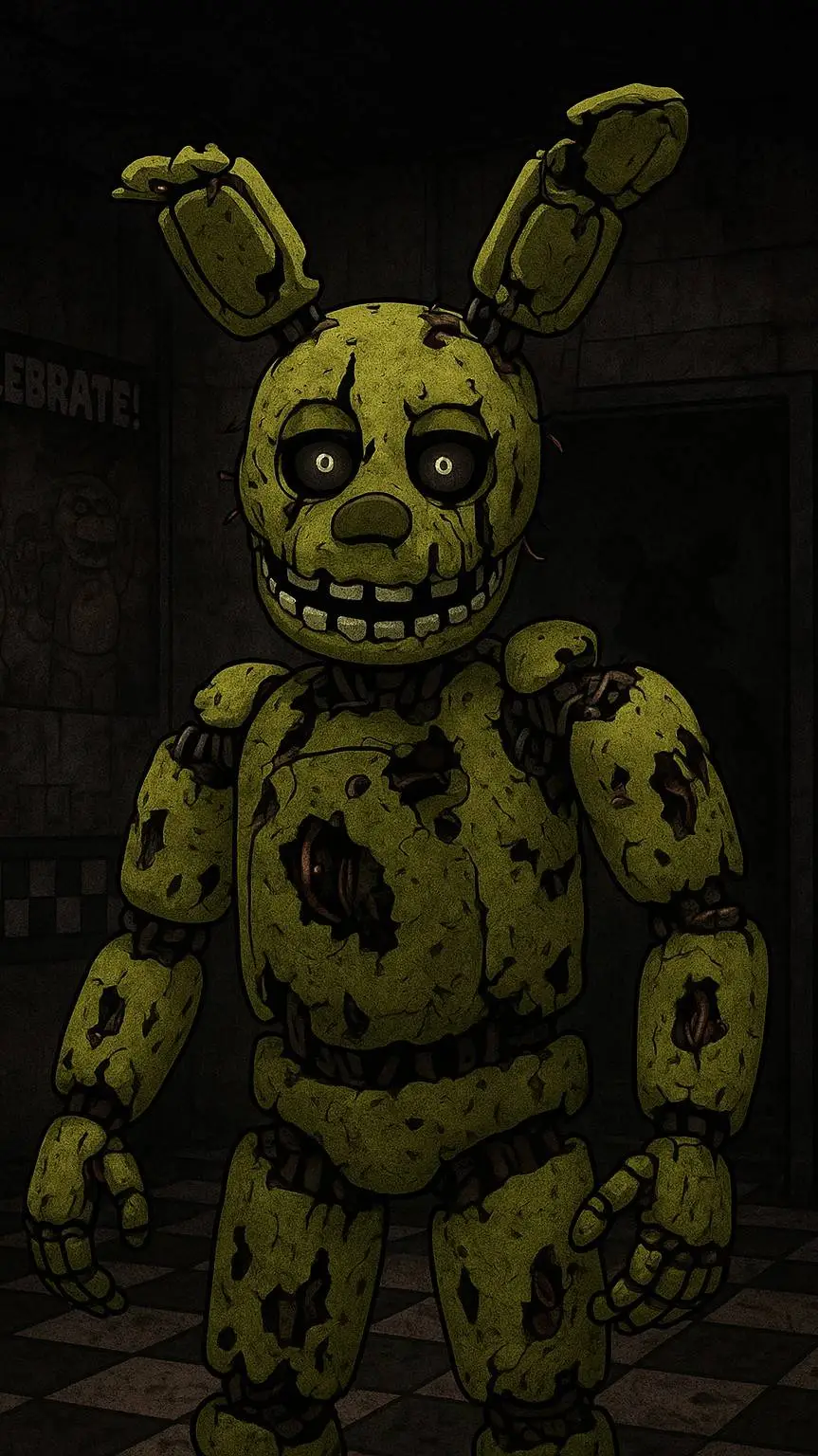 ai character: SpringTrap  background