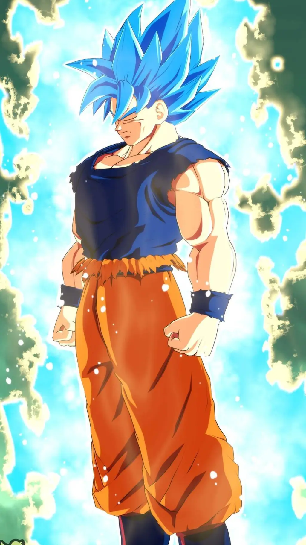 ai character: Goku SSB background