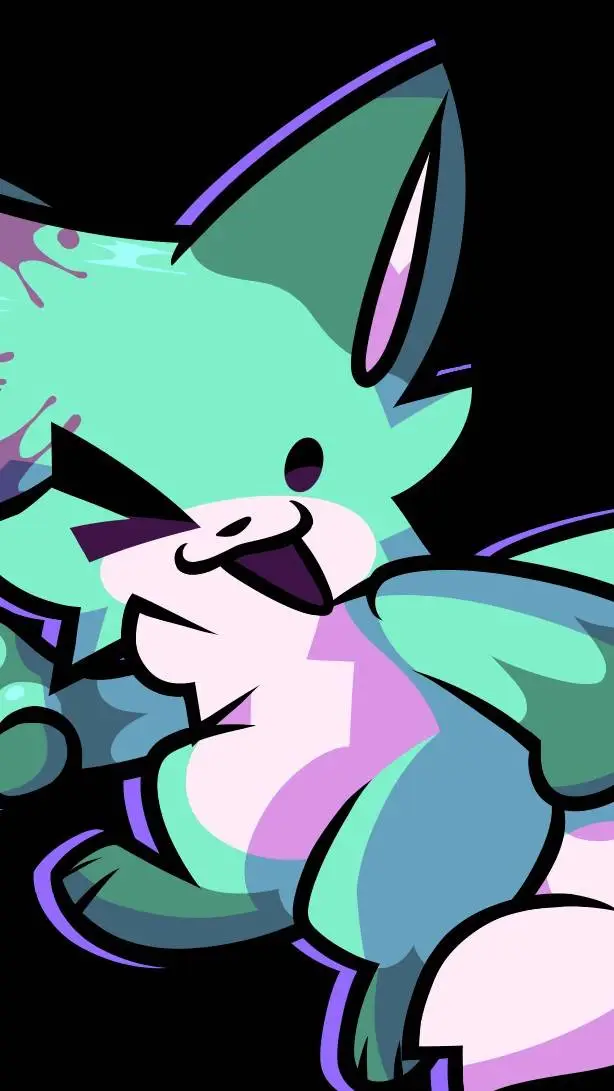 ai character: gooey background