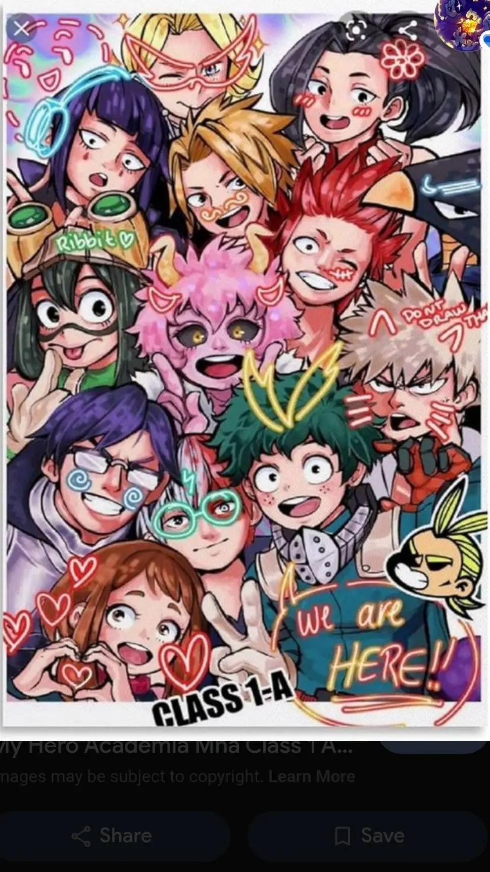 ai character: 1a's class  background