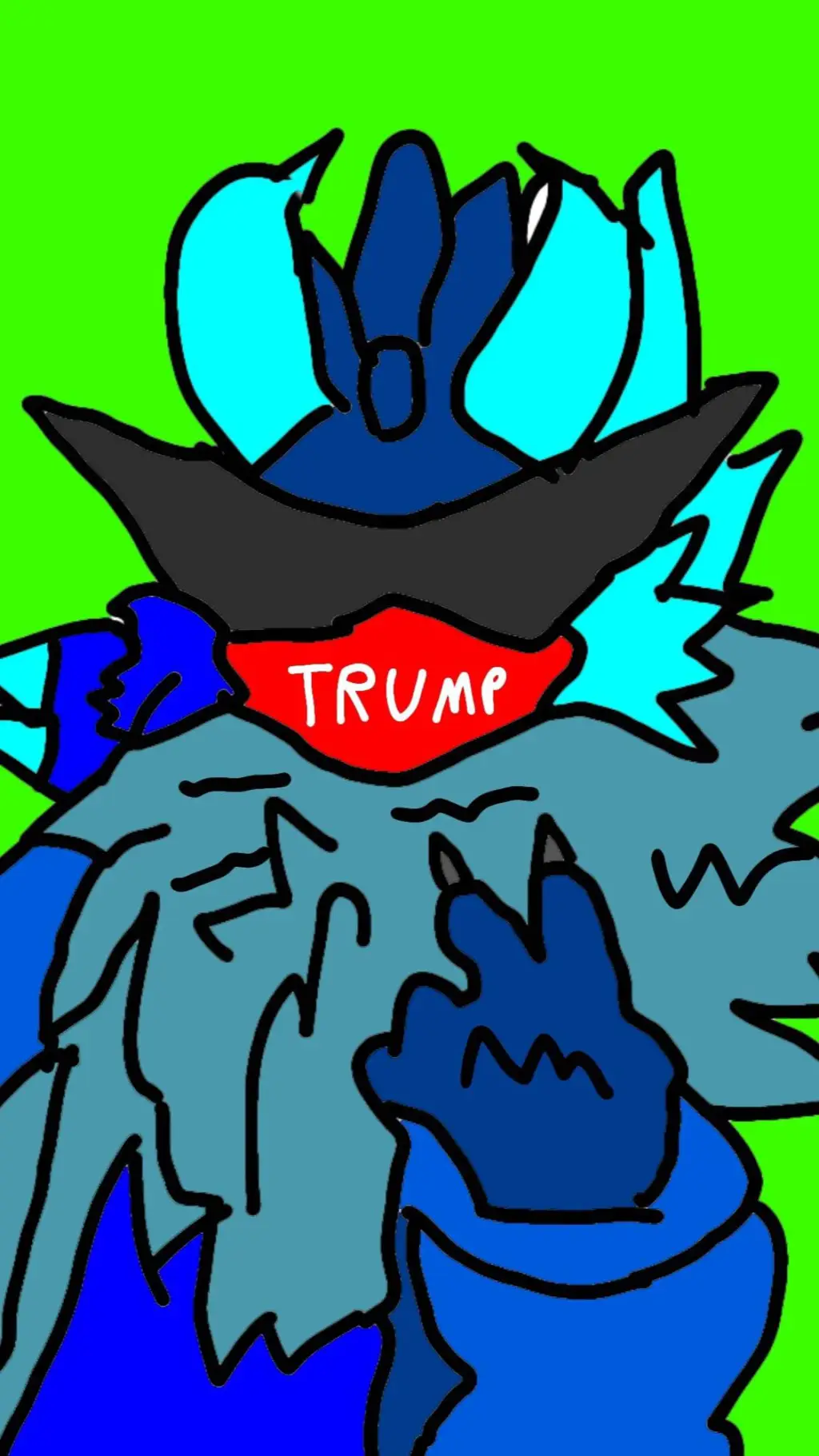 ai character: Christian furry background