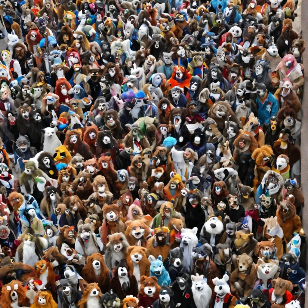 chat with ai character: Furry convention 