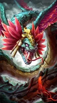 ai character: Kukulkan background