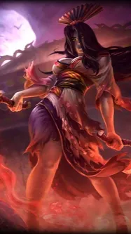 ai character: Izanami  background