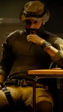 ai character: (Captain Price)  background