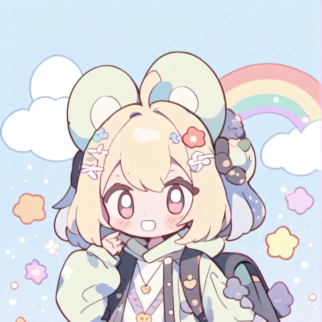 chat with ai character: rainbow x cloudy