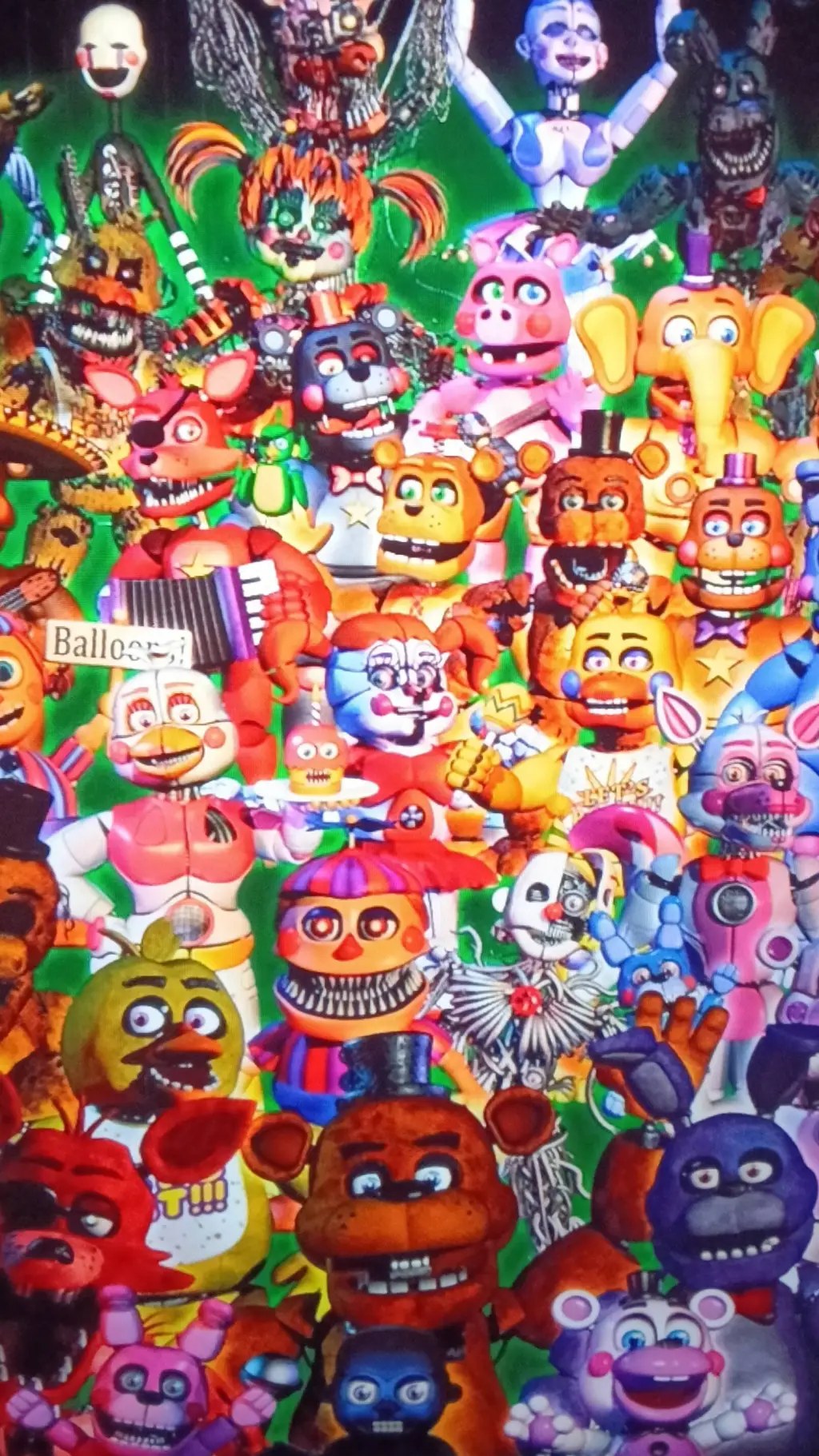 ai character: FNAF :> background