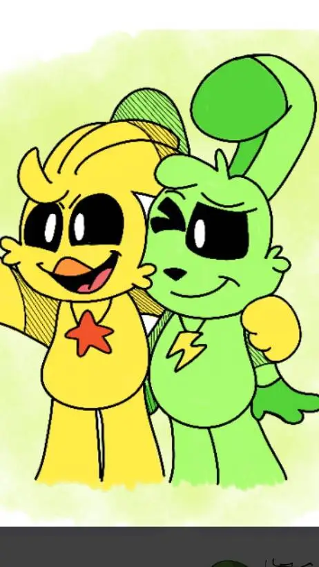 ai character: hoppy x kickin background