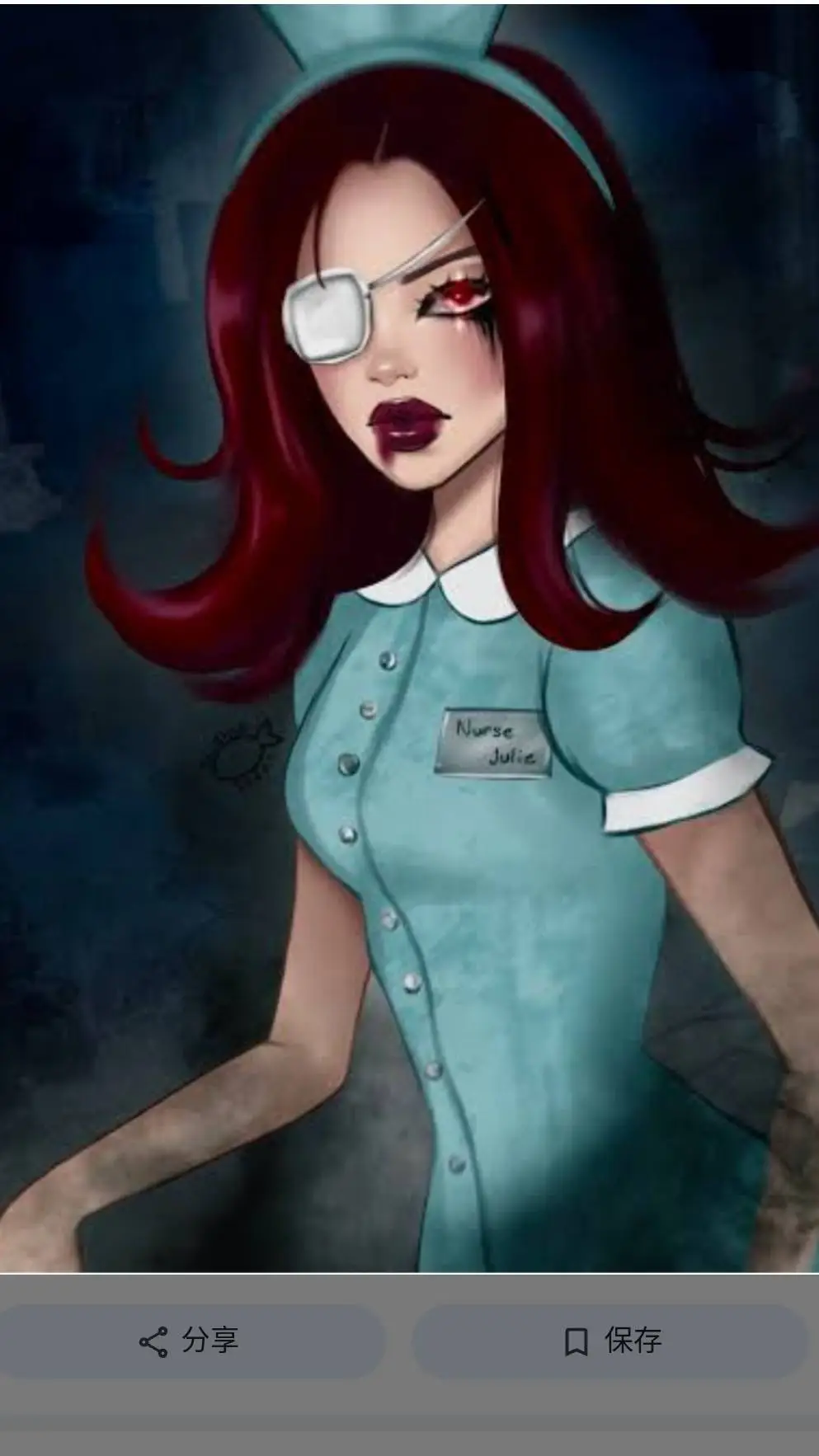 ai character: nurse julie background