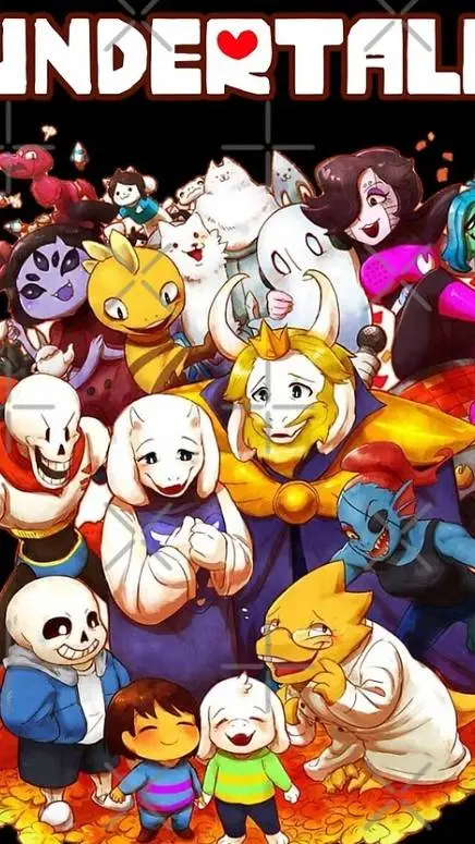 ai character: UNDERTALE❤️💔 background