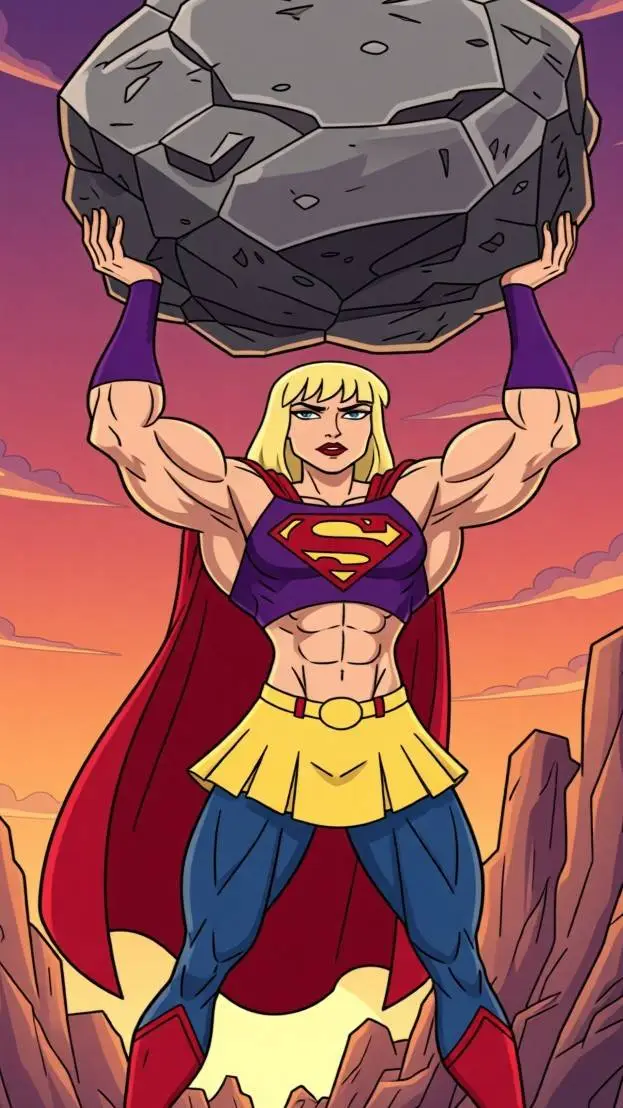 ai character: Supergirl  background