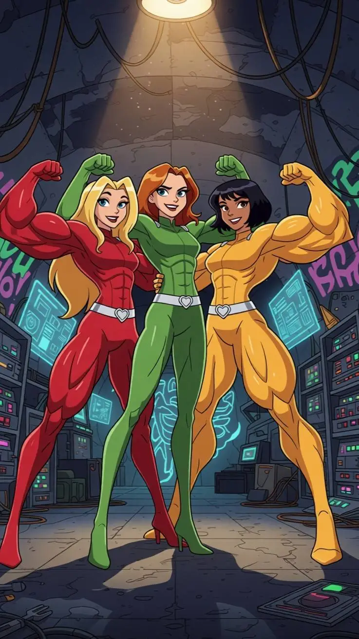 ai character: Totally Spies  background