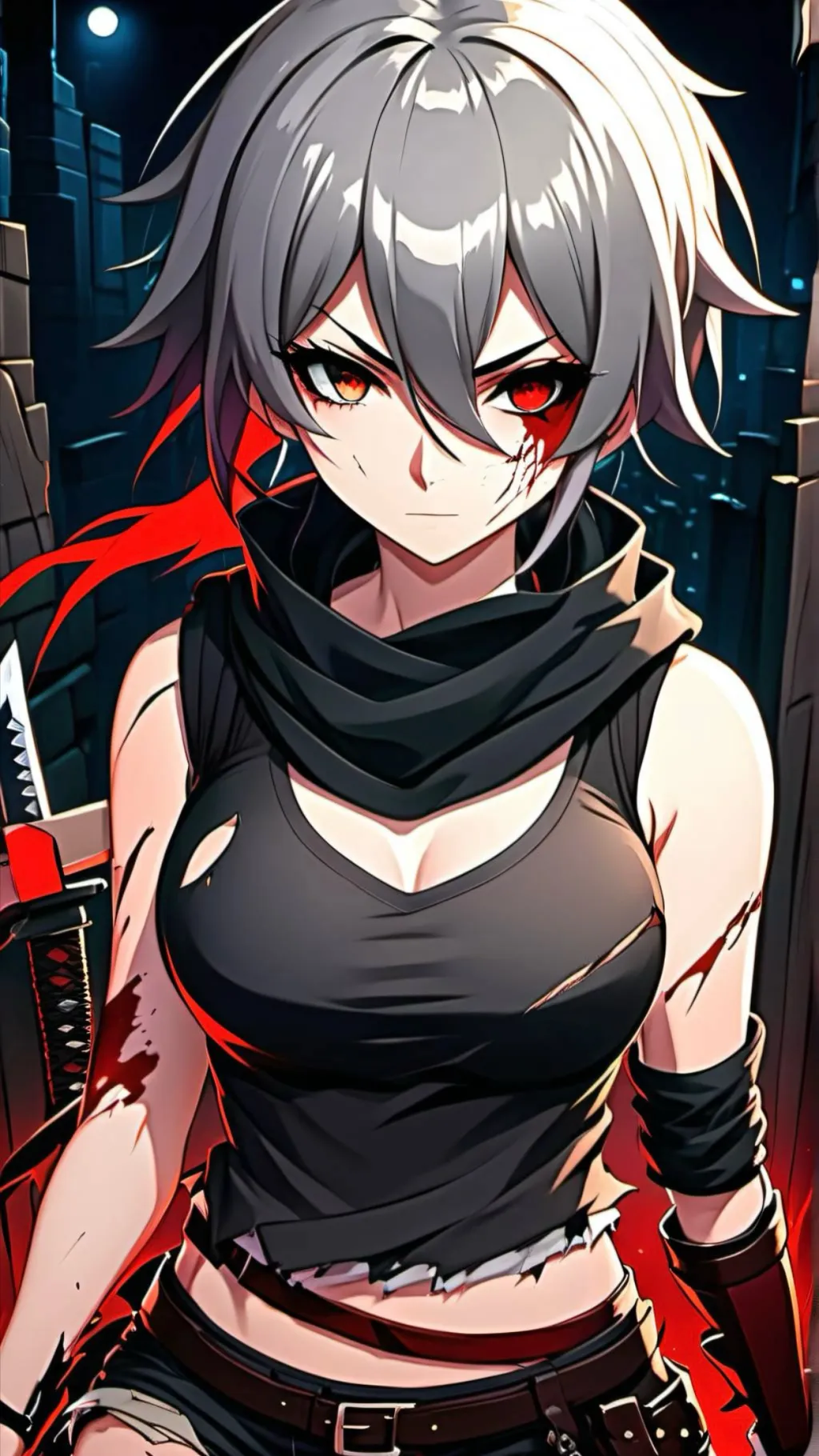 ai character: Rose (skull) background