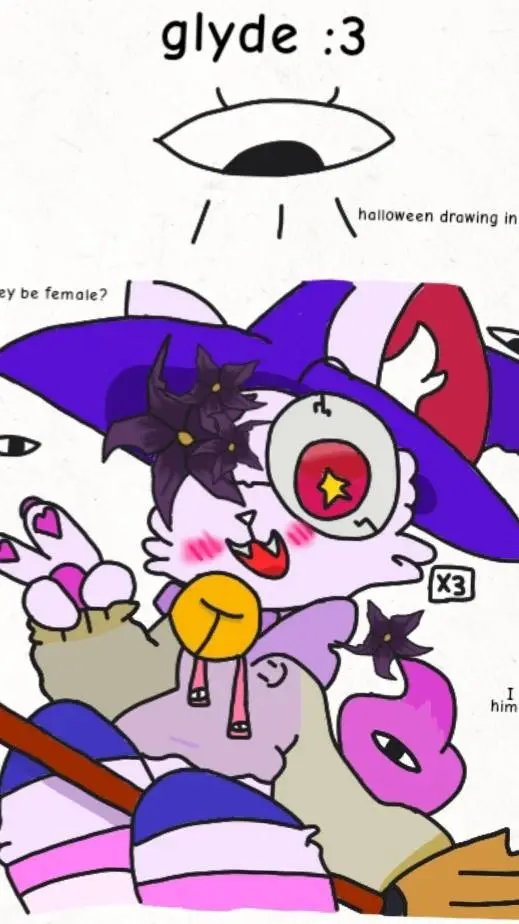 ai character: oc hell >:] background