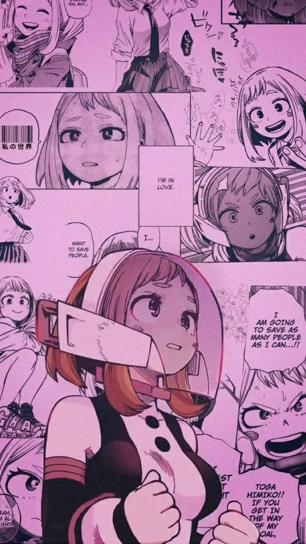 ai character: Ochaco Uraraka  background