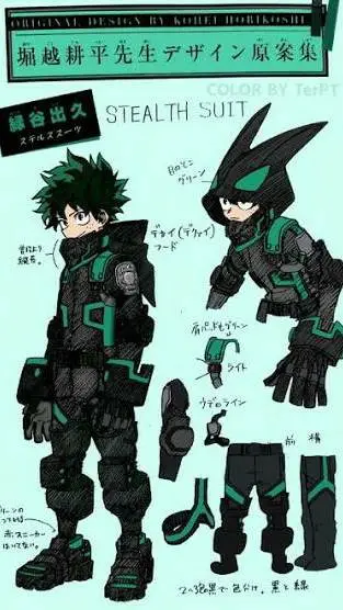 ai character: Deku background
