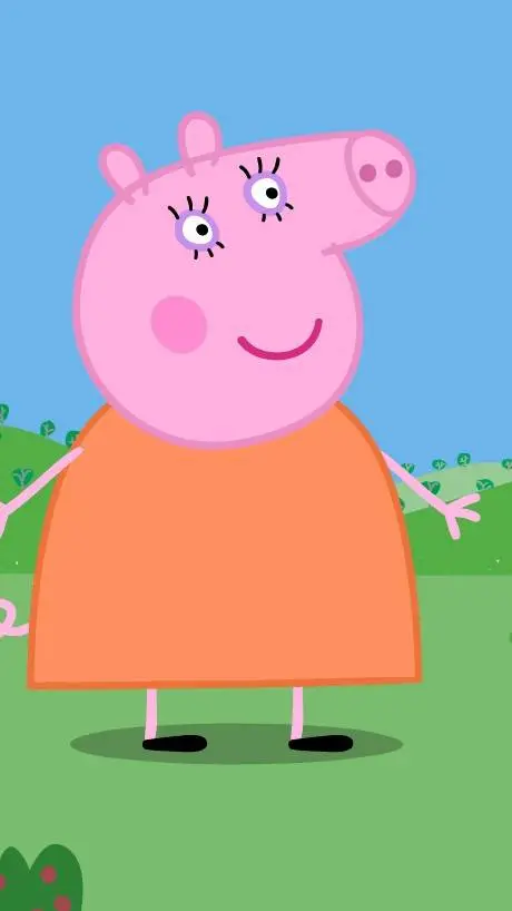 ai character: Mummy Pig background
