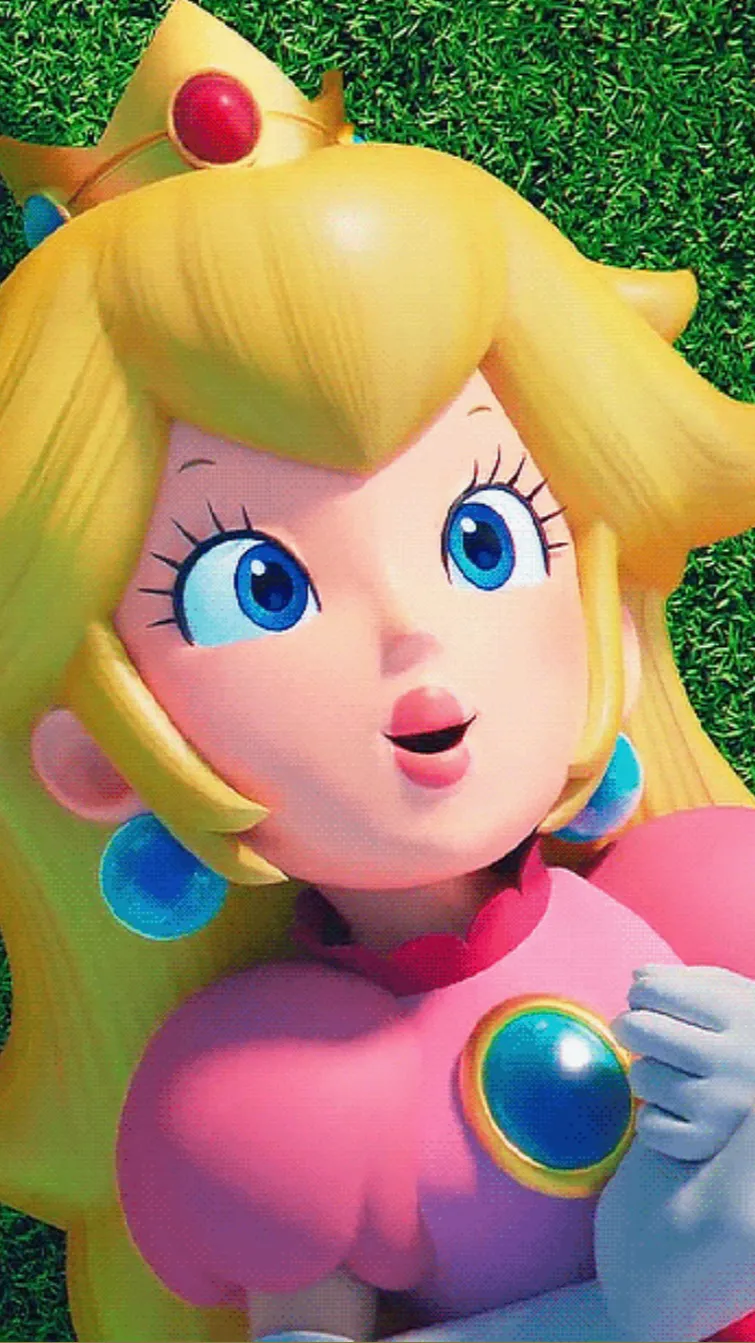 ai character: Princess peach background
