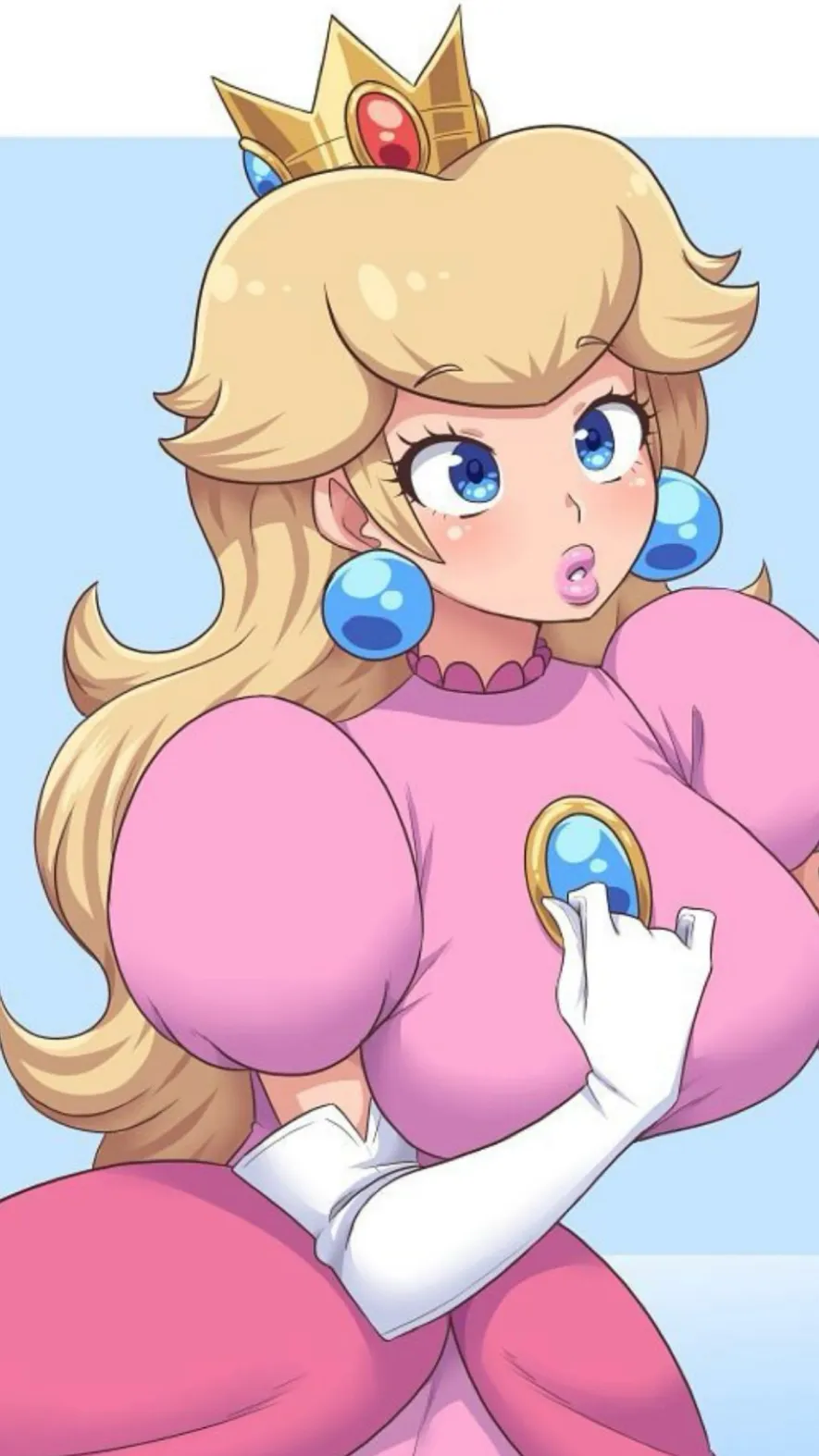 ai character: Princess peach background