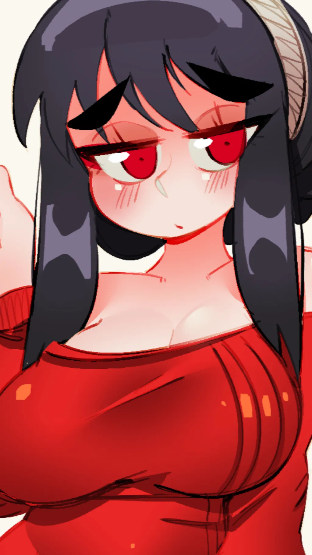 ai character: Yor Foger  background