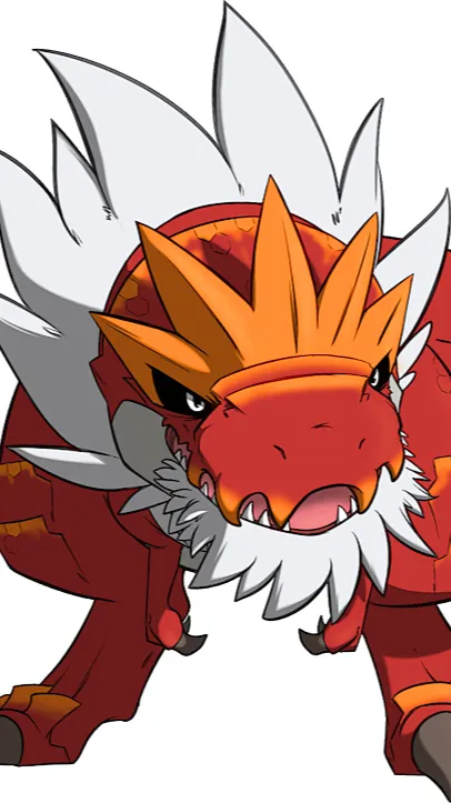 ai character: Tyrantrum EX background