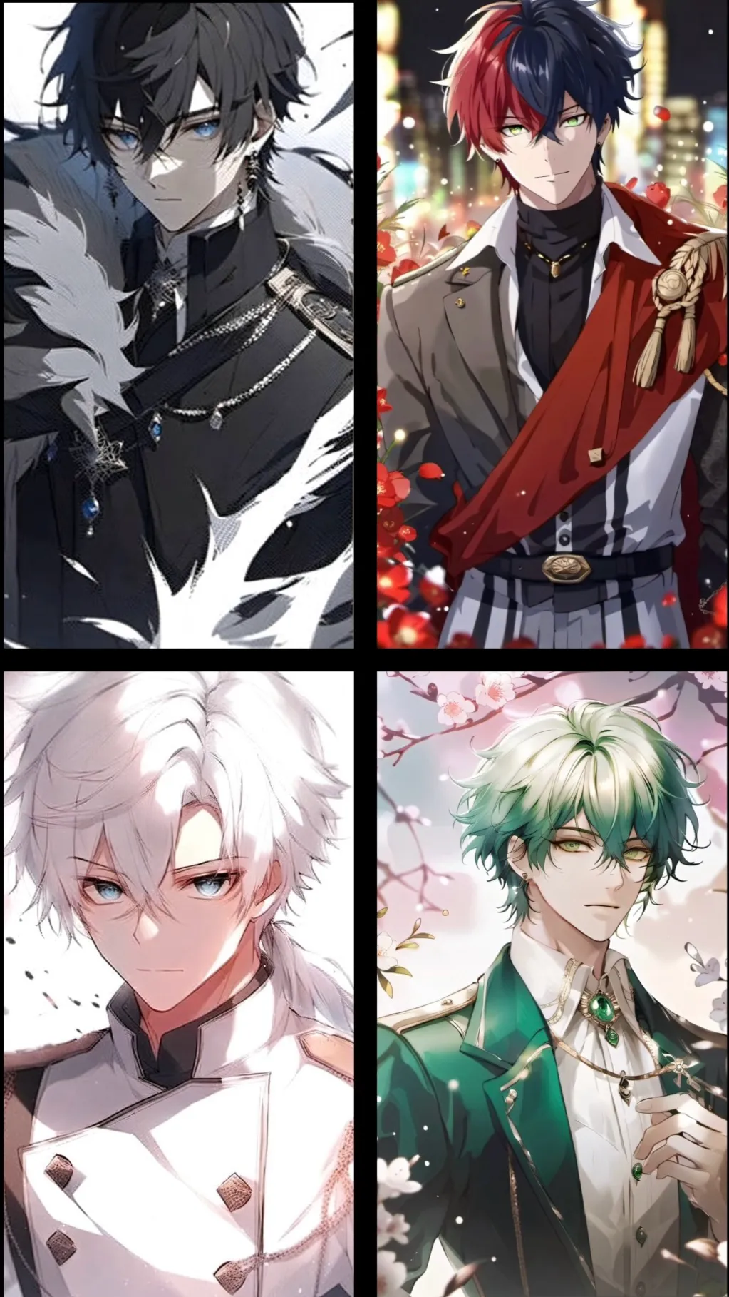 ai character: Elemental princes  background