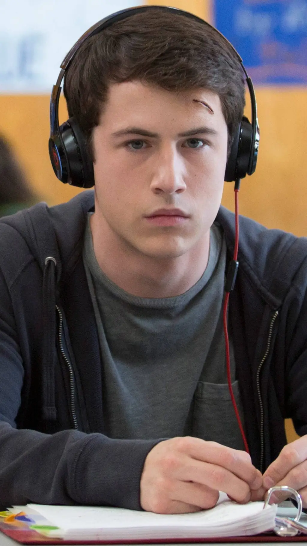 ai character: Clay Jenson background