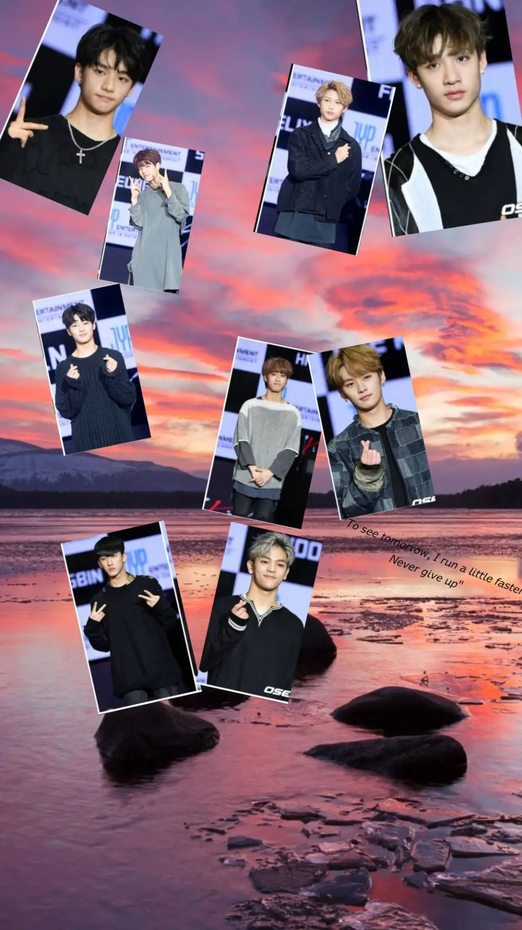 ai character: SKZ reunite background