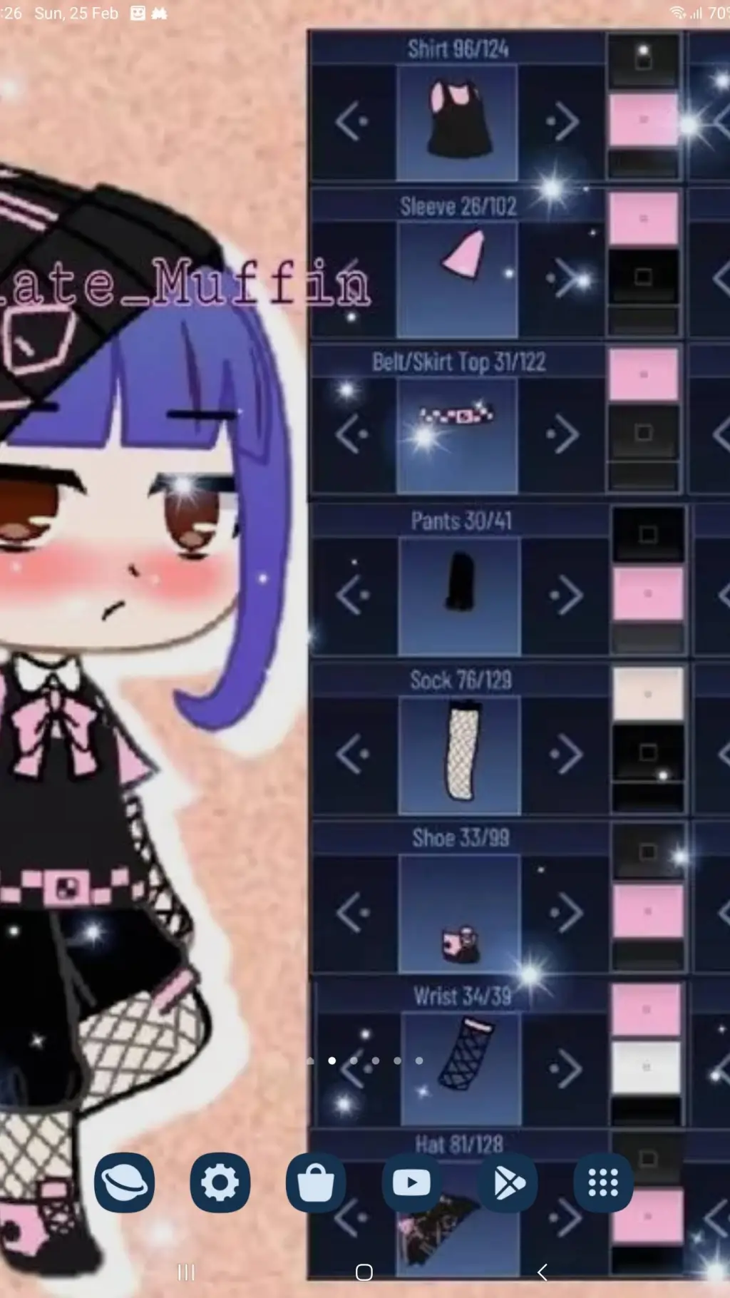 ai character: choco muffin background