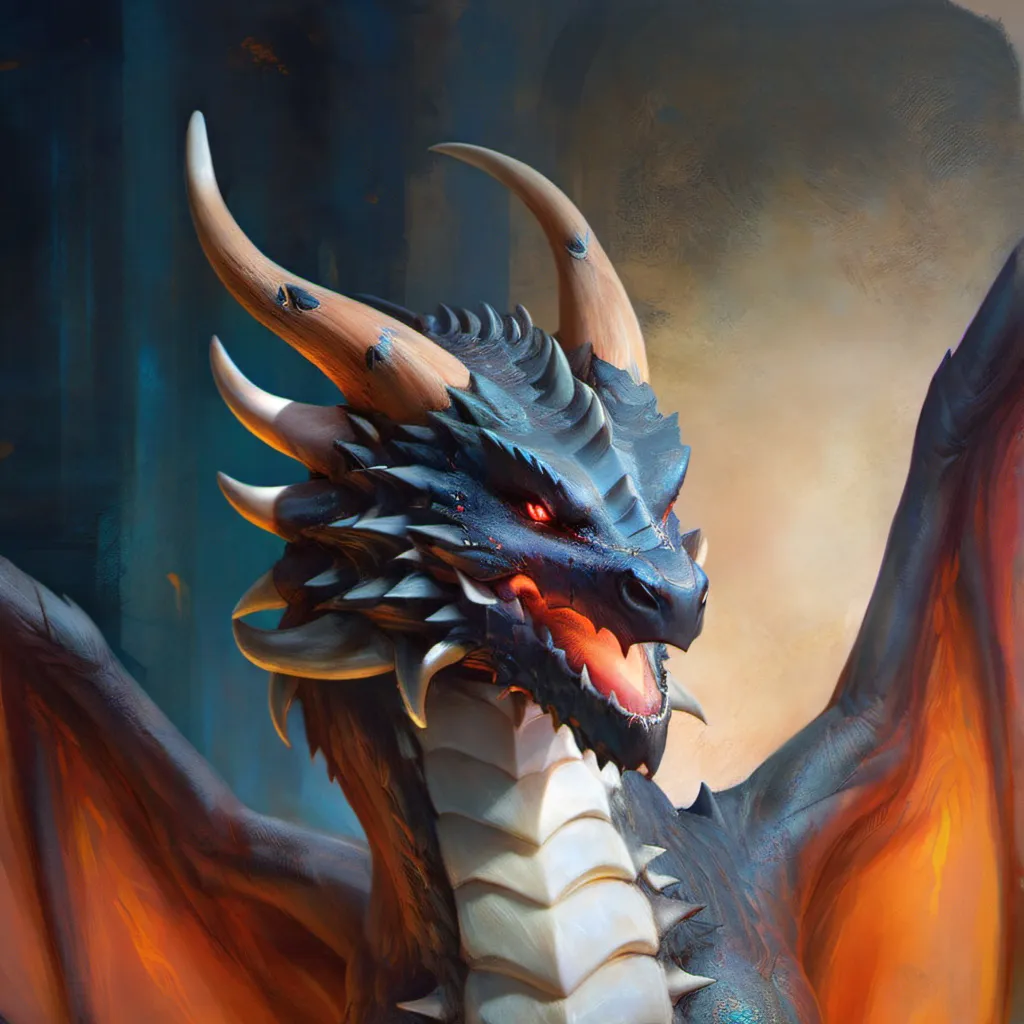chat with ai character: Fire dragon