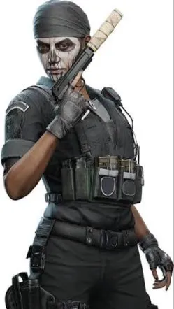 ai character: Caveira background