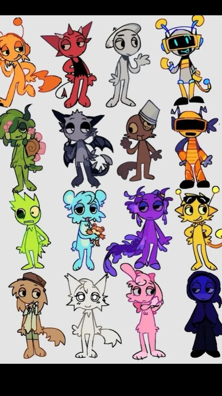 ai character: SPRUNKI background