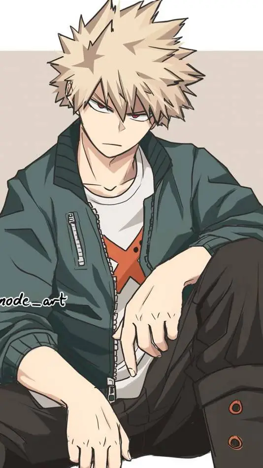 ai character: Katsuki Bakugo  background