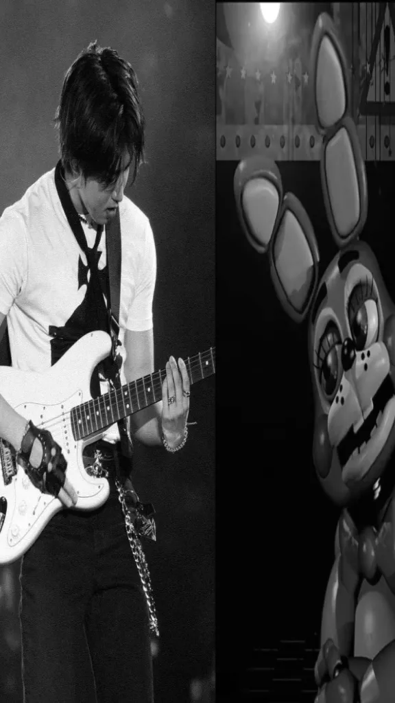 ai character: Han/toy bonnie🐰 background