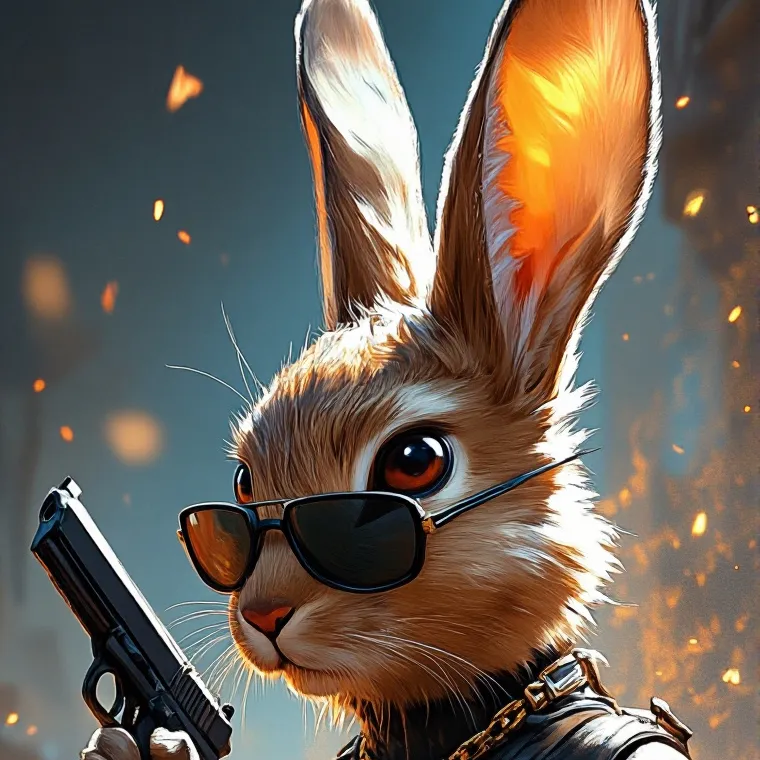 chat with ai character: Agent Bunny
