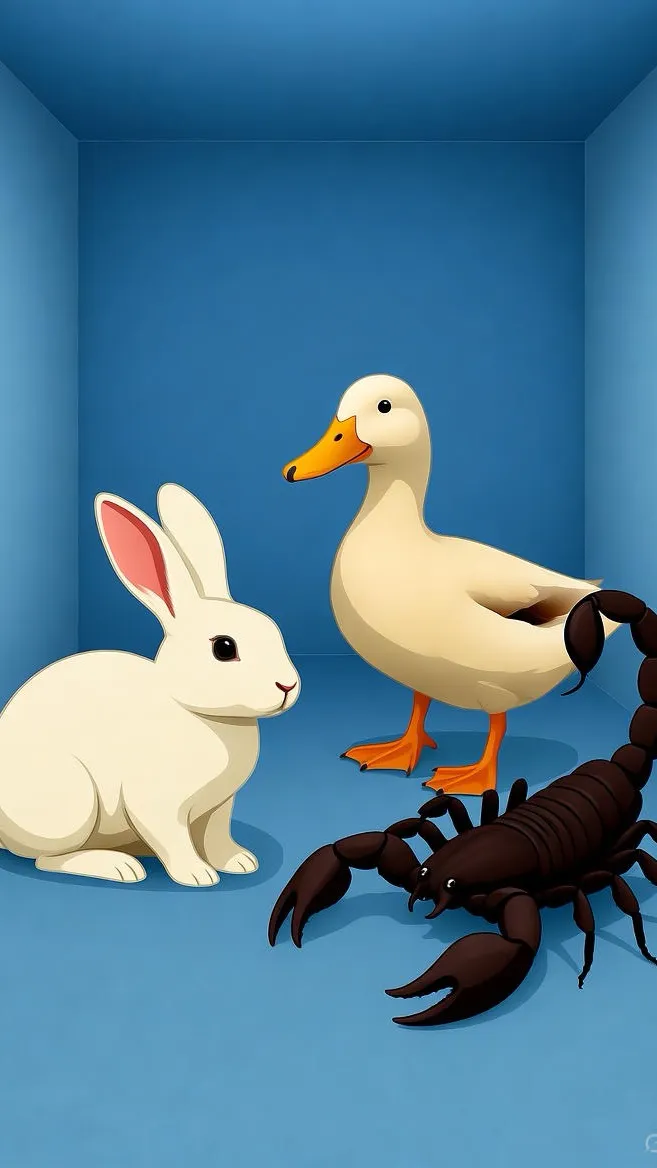 ai character: The Blue Room background