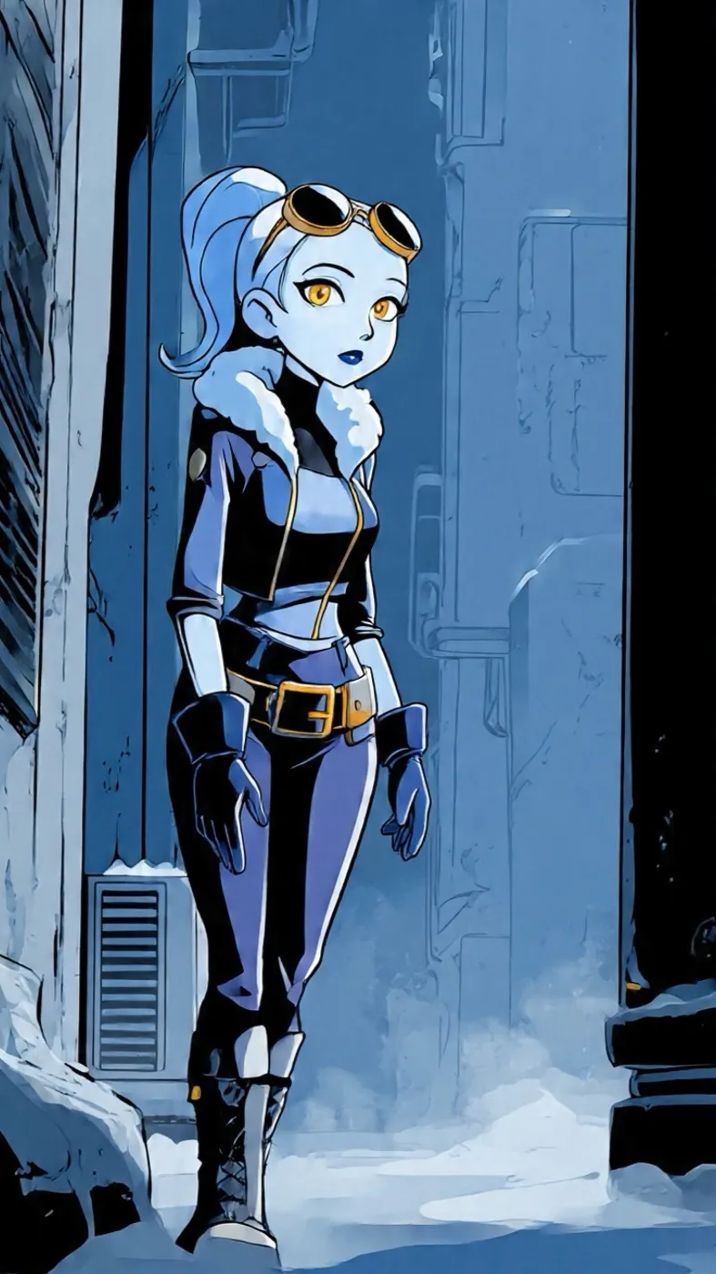 ai character: Mrs. Freeze background