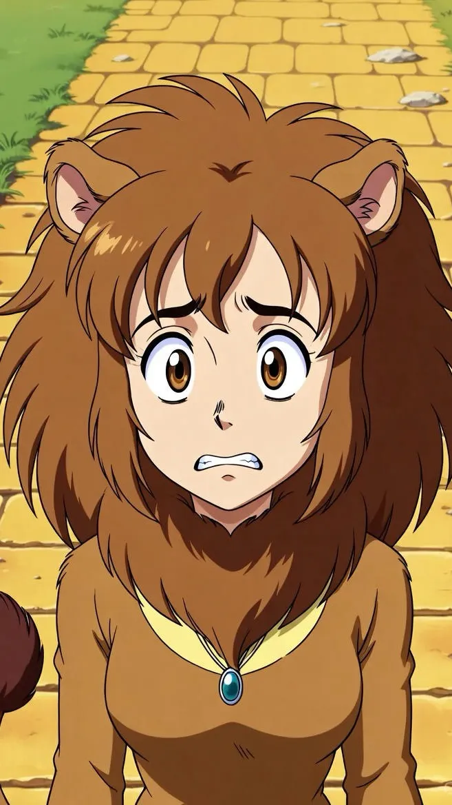 chat with ai character: Leona the Cowardly