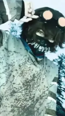 ai character: Ticci Toby🧸 background