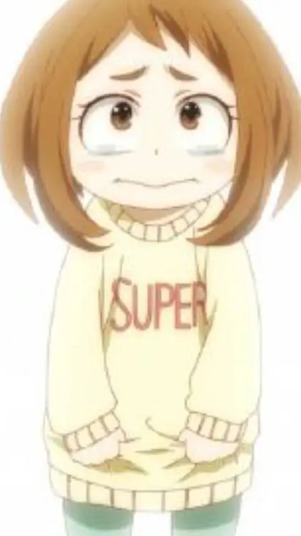ai character: uraraka kid background