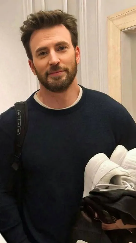 ai character: Chris Evans  background