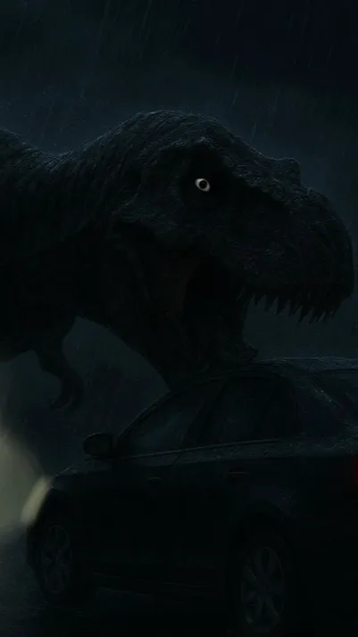 ai character: Jurassic world background