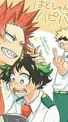 ai character: Kiri and Katsuki background