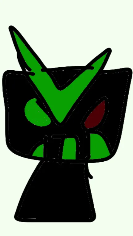 ai character: Virus oh background