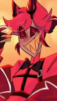 ai character: Alastor drunk  background