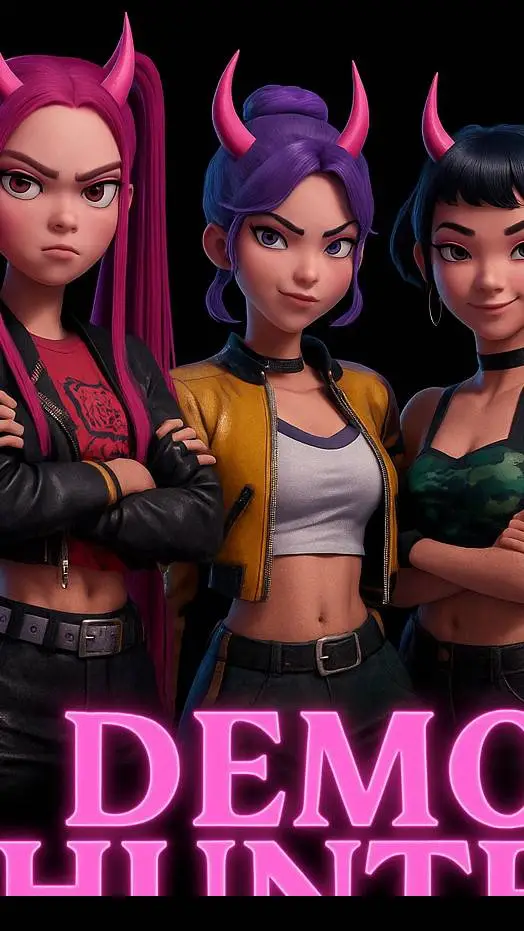 ai character: Huntrix background