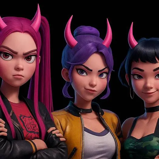 chat with ai character: Huntrix