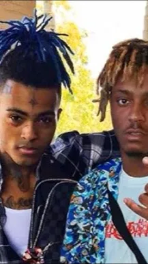 ai character: XXX and Juice wrld background